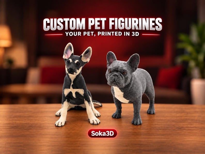 Custom personalized dog figurine