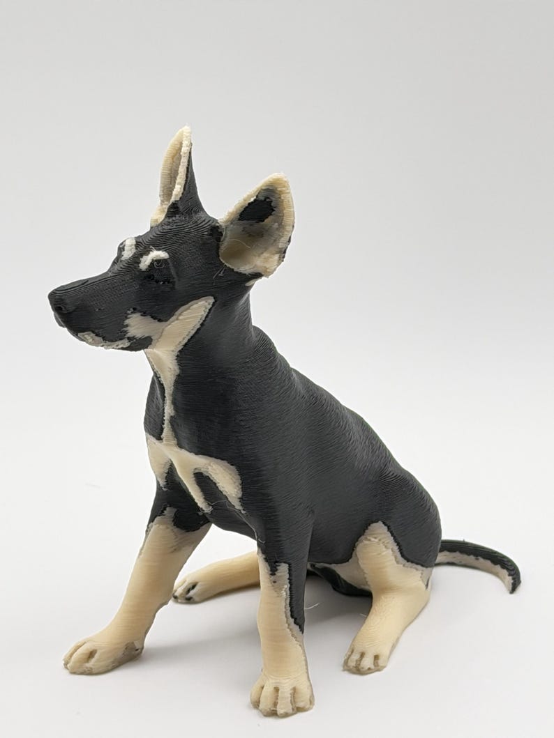 Custom 3D Printed Pet Figurine, Personalized Dog Statue, Memorial Keepsake Gift