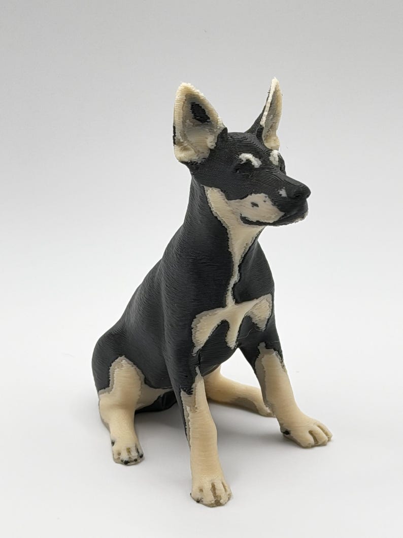 Custom 3D Printed Pet Figurine, Personalized Dog Statue, Memorial Keepsake Gift