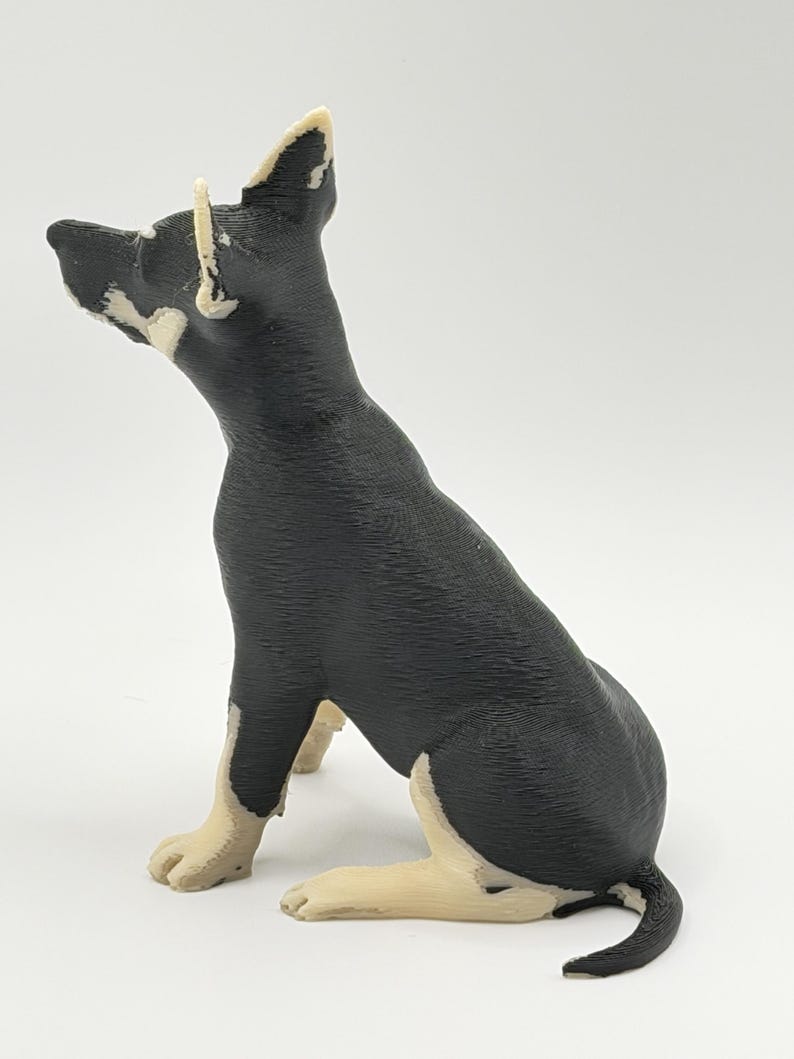 Custom 3D Printed Pet Figurine, Personalized Dog Statue, Memorial Keepsake Gift