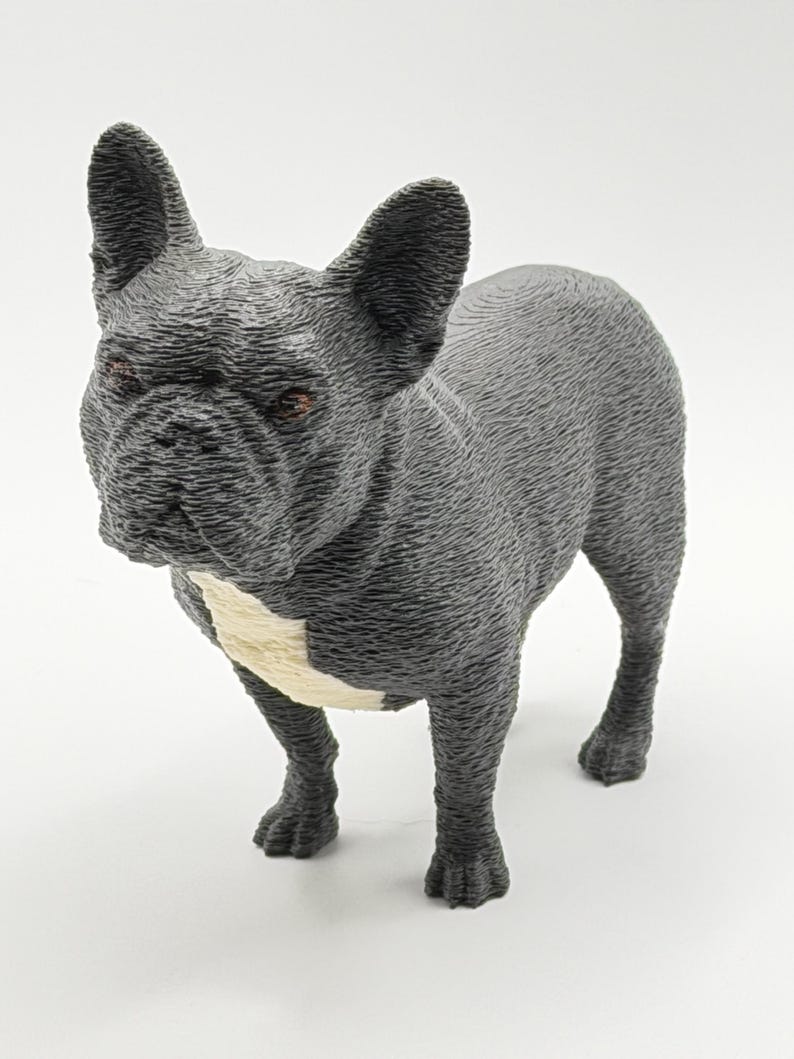 Custom 3D Printed Pet Figurine, Personalized Dog Statue, Memorial Keepsake Gift