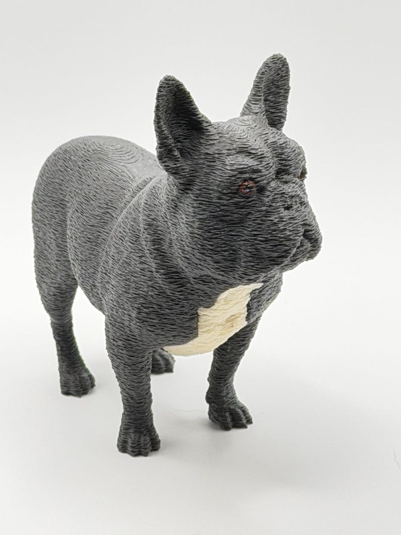 Custom 3D Printed Pet Figurine, Personalized Dog Statue, Memorial Keepsake Gift