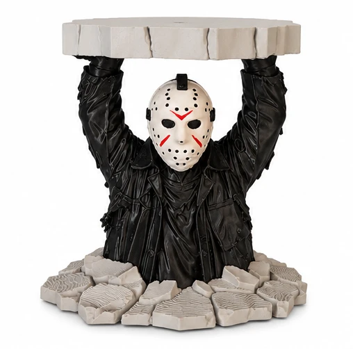 Hockey Mask-Inspired 3D Printed Candle Holder for 3-Wick Jar Candles
