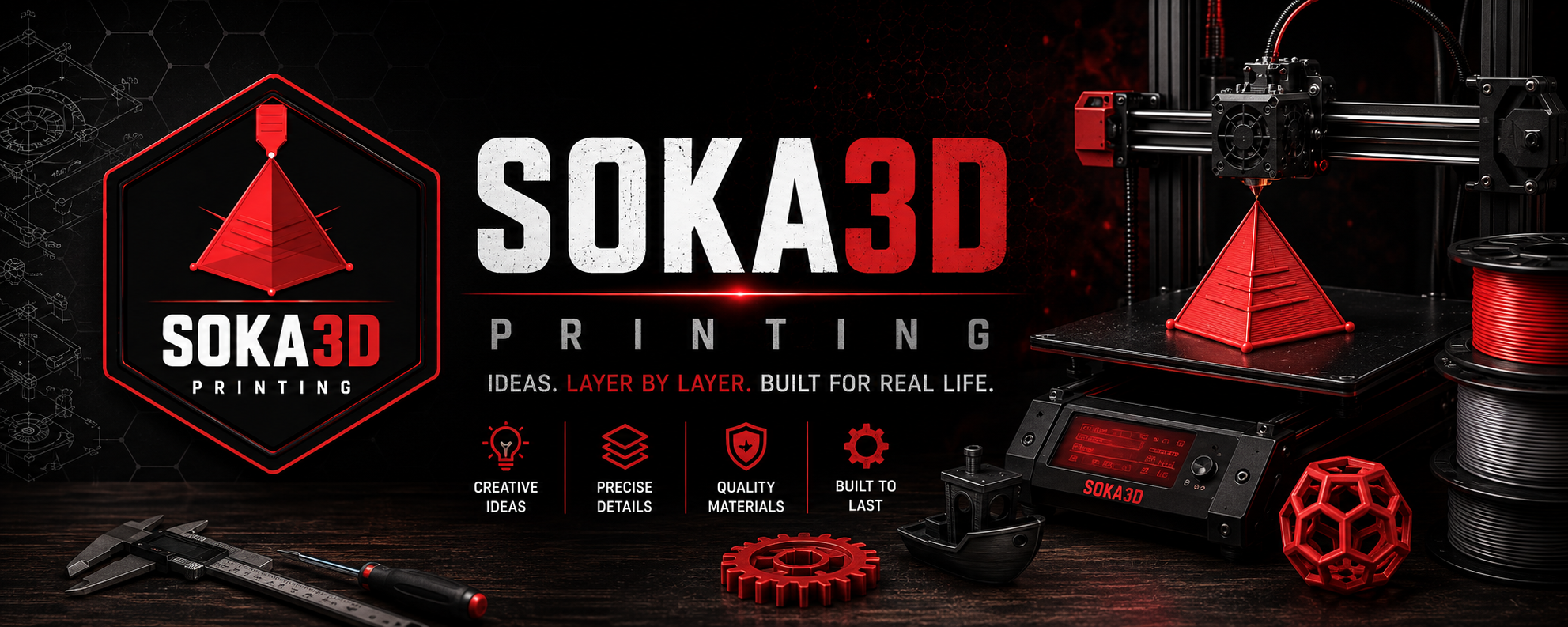 Soka3D — 3D Printed Wonders
