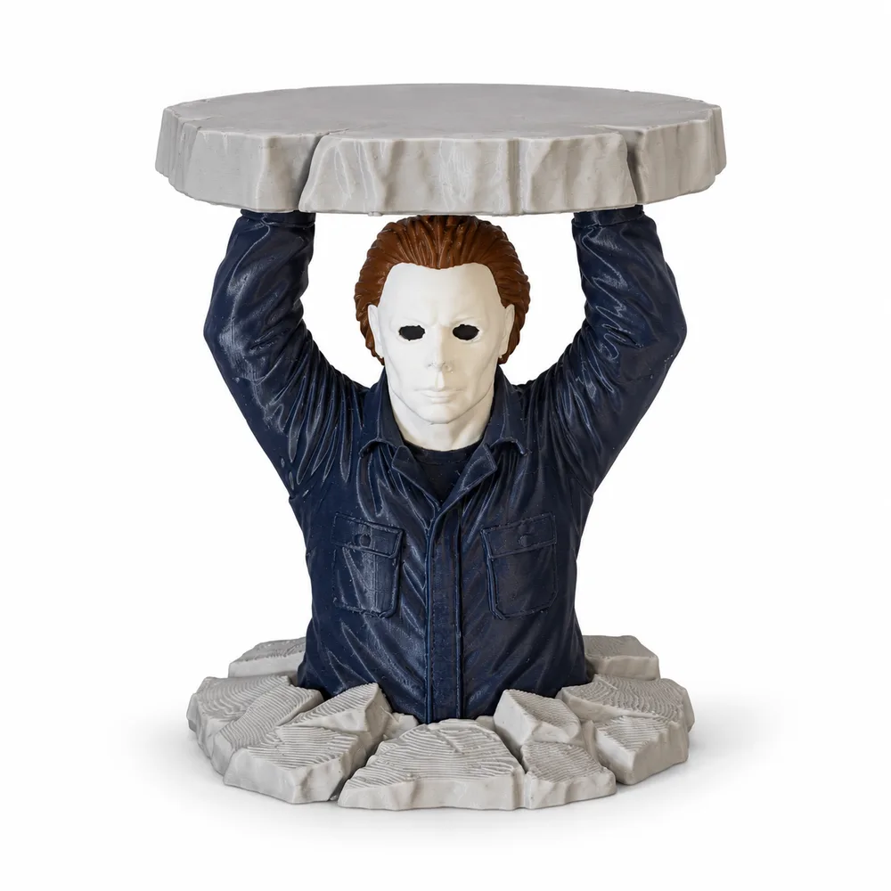 White Mask-Inspired 3D Printed Candle Holder for 3-Wick Jar Candles